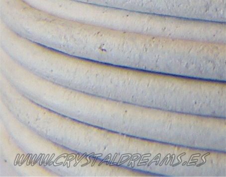 Cuero Blanco - 3mm - - Crystaldreams Abalorios
