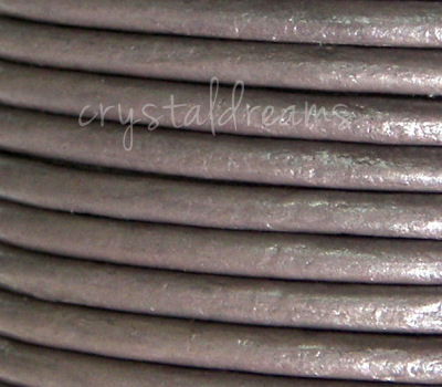 Cuero Metal Grey - 1,5mm - - Crystaldreams Abalorios