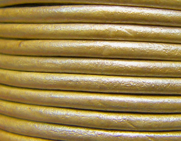 Cuero Metal Old Silver - 2mm - - Crystaldreams Abalorios