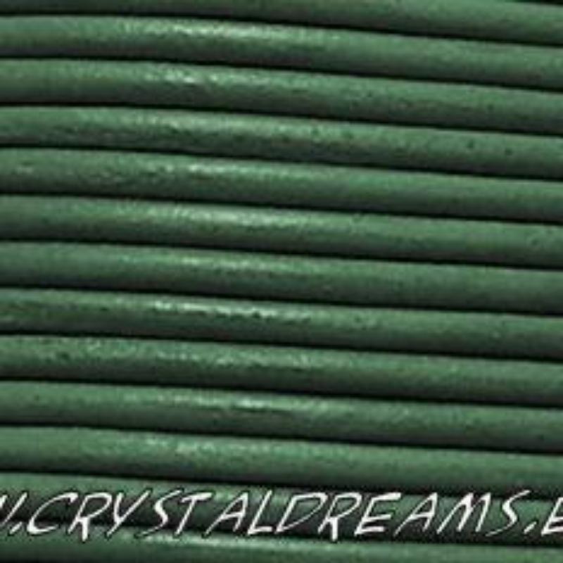 Cuero Turquesa - 3mm - precio por metro - - Crystaldreams Abalorios