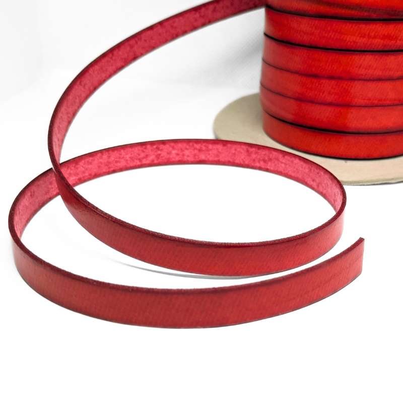 Cuero de lato imitacion 10mm - Red precio por Metro - - Crystaldreams Abalorios