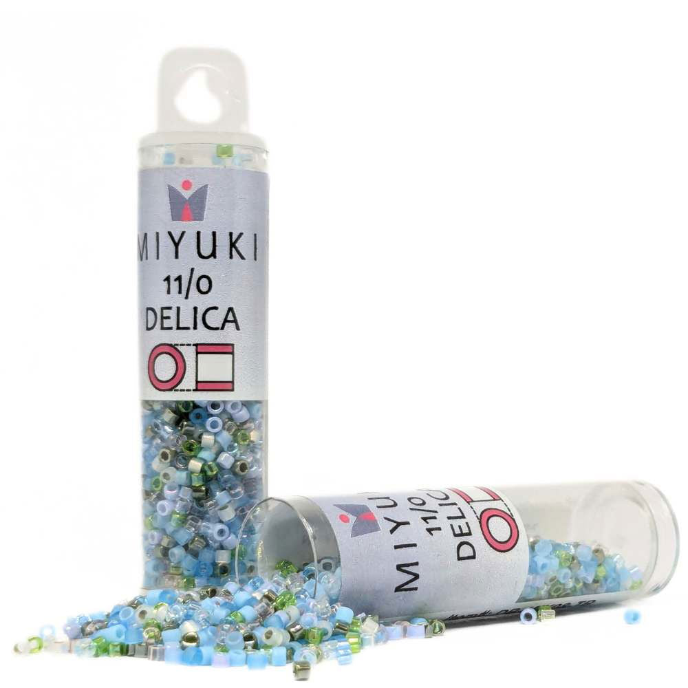 DB-MIX08 Tubo Miyuki Delica 11/0 Serenity Mix 7,2gr. f - DB-MIX08 Tubo Miyuki Delica 11/0 Serenity Mix 7,2gr. - Miyukilandia