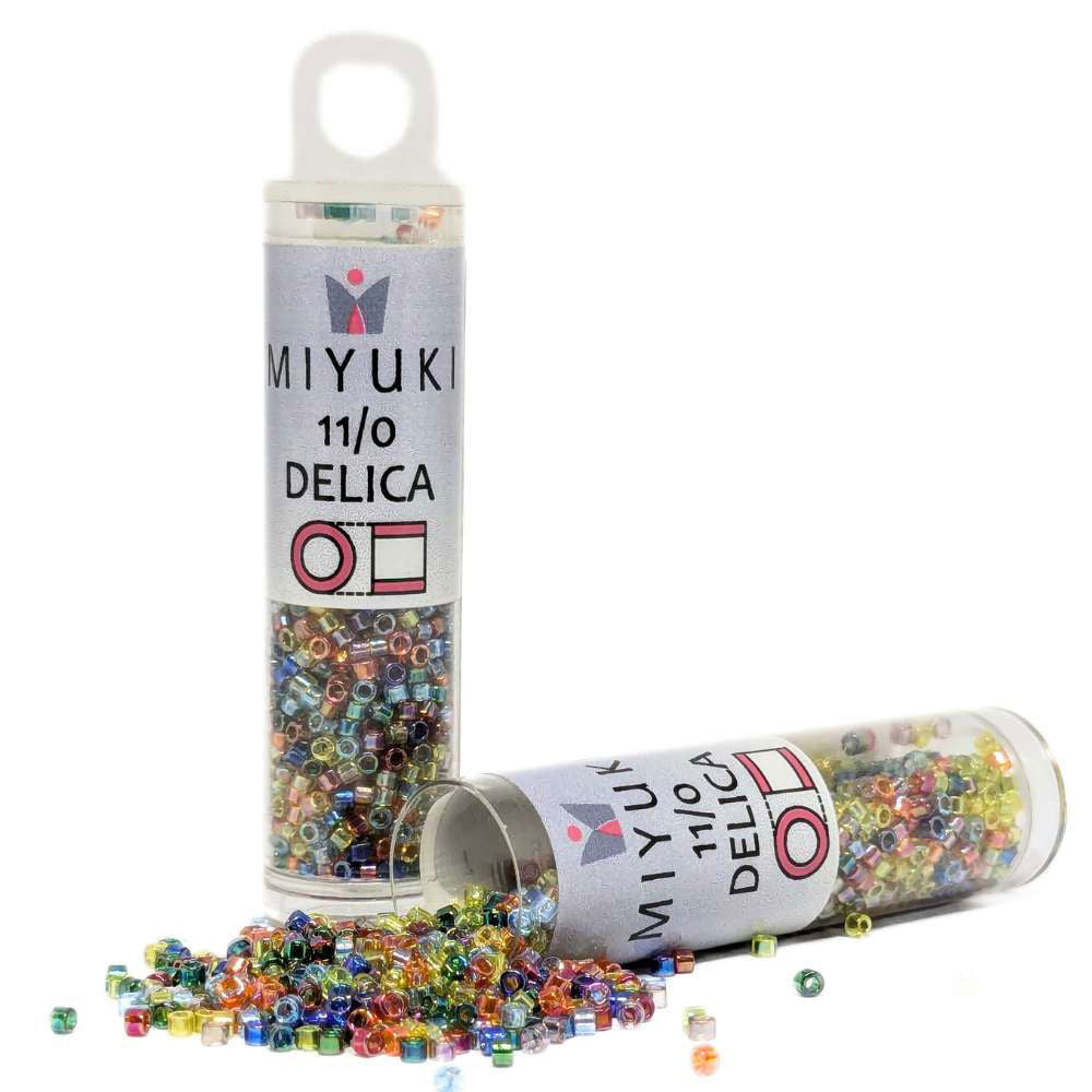 DB-MIX17 Tubo Miyuki Delica 11/0 Mix Rainbow AB 7,2gr - DB-MIX17 Tubo Miyuki Delica 11/0 Mix Rainbow AB 7,2gr - Miyukilandia