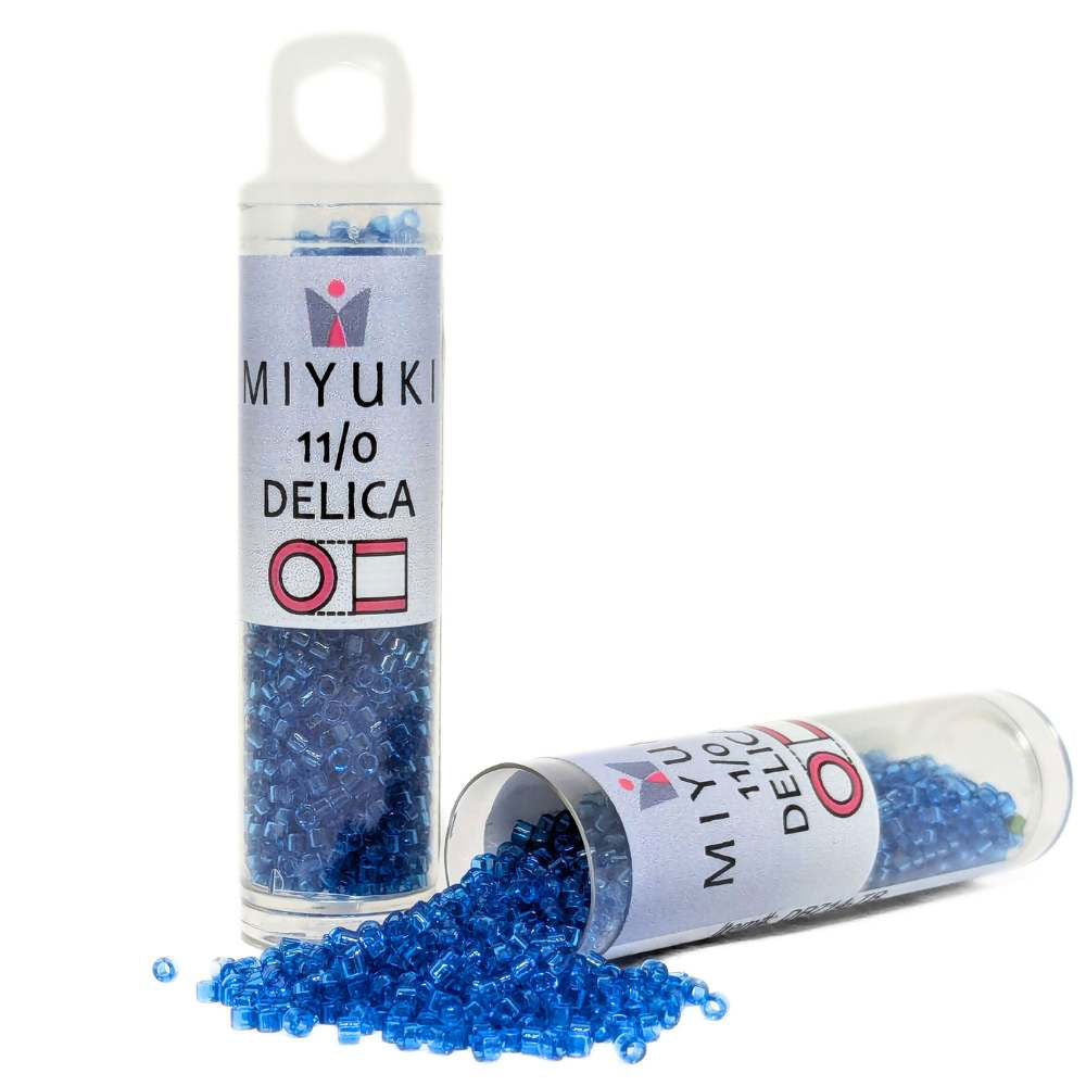 DB0714 Tubo Miyuki Delica 11/0 Transparent Aquamarine 7,2gr - DB0714 Tubo Miyuki Delica 11/0 Transparent Aquamarine 7,2gr - Miyukilandia