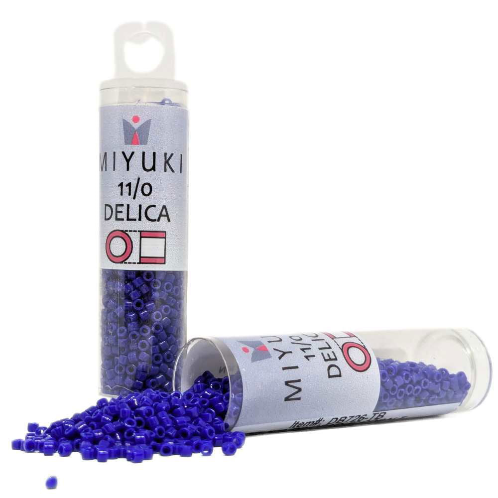DB0726 Tubo Miyuki Delica 11/0 Opaque Cobalt 7,2gr - DB0726 Tubo Miyuki Delica 11/0 Opaque Cobalt 7,2gr - Miyukilandia