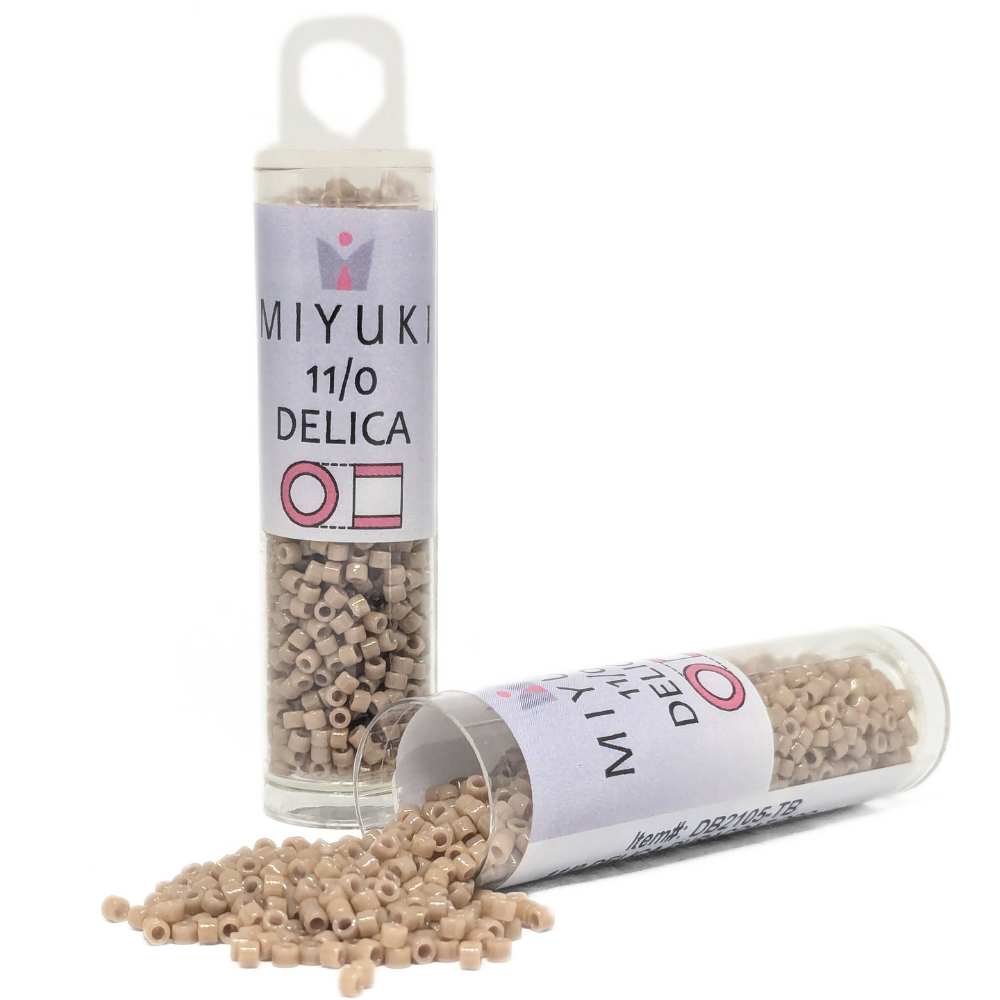 DB2105 Tubo Miyuki Delica 11/0 Duracoat Opaque Beige 7,2gr -