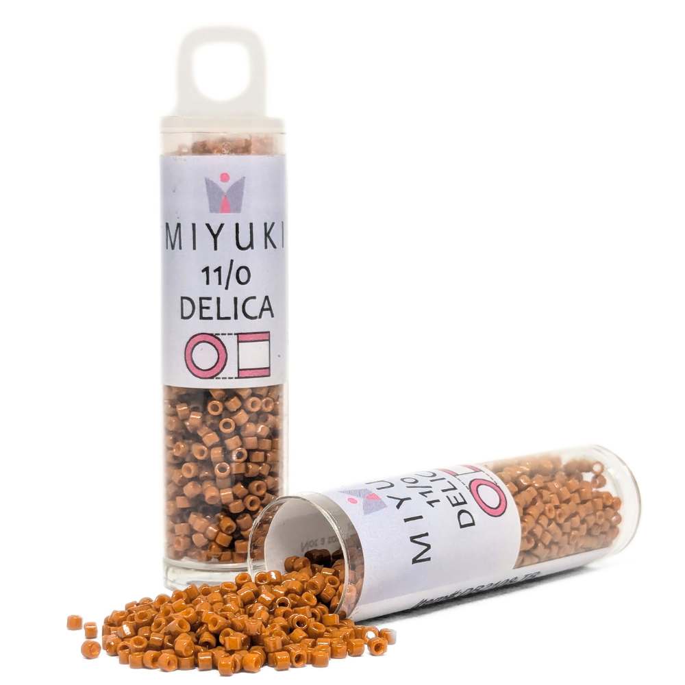 DB2108 Tubo Miyuki Delica 11/0 Duracoat Opaque Parsimmon 7,2gr. -