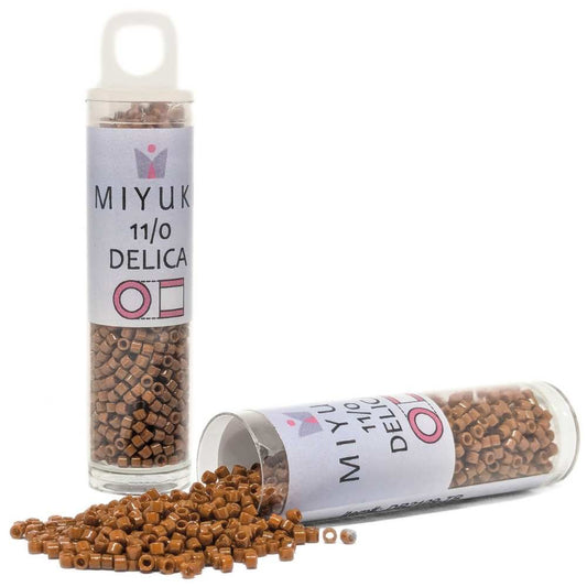 DB2109 Tubo Miyuki Delica 11/0 Duracoat Opaque Sienna 7,2gr. -