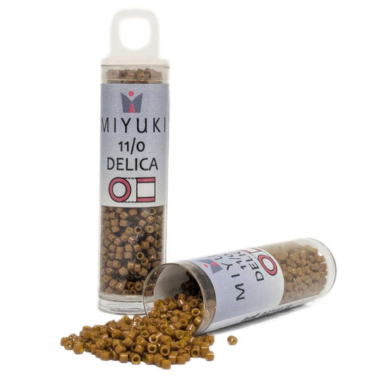 DB2110 Tubo Miyuki Delica 11/0 Duracoat Opaque Toast 7,2gr. -