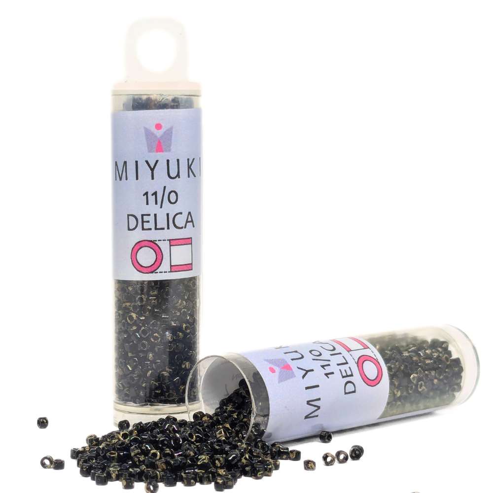 DB2267 Tubo Miyuki Delica 11/0 Picasso Brown Tan Matte 7,2gr. -