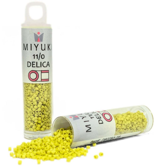 tubos miyuki delica color verde