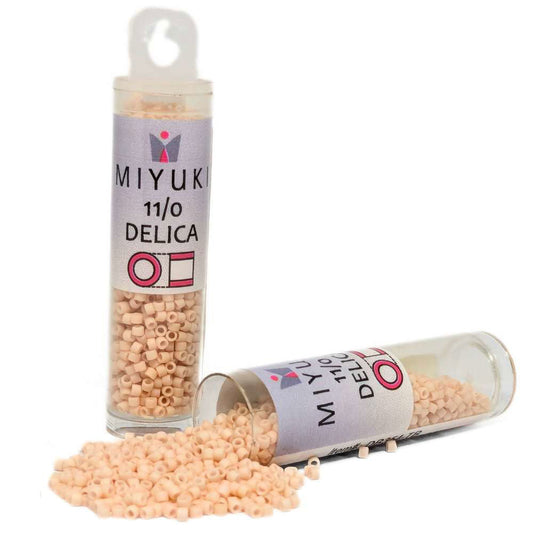 DB2351 Tubo Miyuki Delica 11/0 Duracoat Opaque French Vanilla 7,2gr - DB2351 Tubo Miyuki Delica 11/0 Duracoat Opaque French Vanilla 7,2gr - Miyukilandia