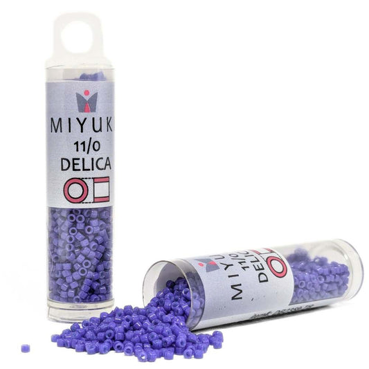 DB2359 Tubo Miyuki Delica 11/0 Duracoat Opaque Violet Blue 7,2gr. -