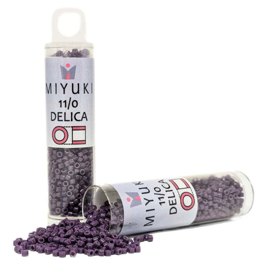 DB2360 Tubo Miyuki Delica 11/0 Duracoat Opaque Dark Purple 7,2gr. - DB2360 Tubo Miyuki Delica 11/0 Duracoat Opaque Dark Purple 7,2gr. - Miyukilandia