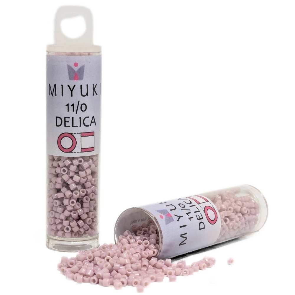 DB2361 Tubo Miyuki Delica 11/0 Duracoat Opaque Soft Pink 7,2gr. -