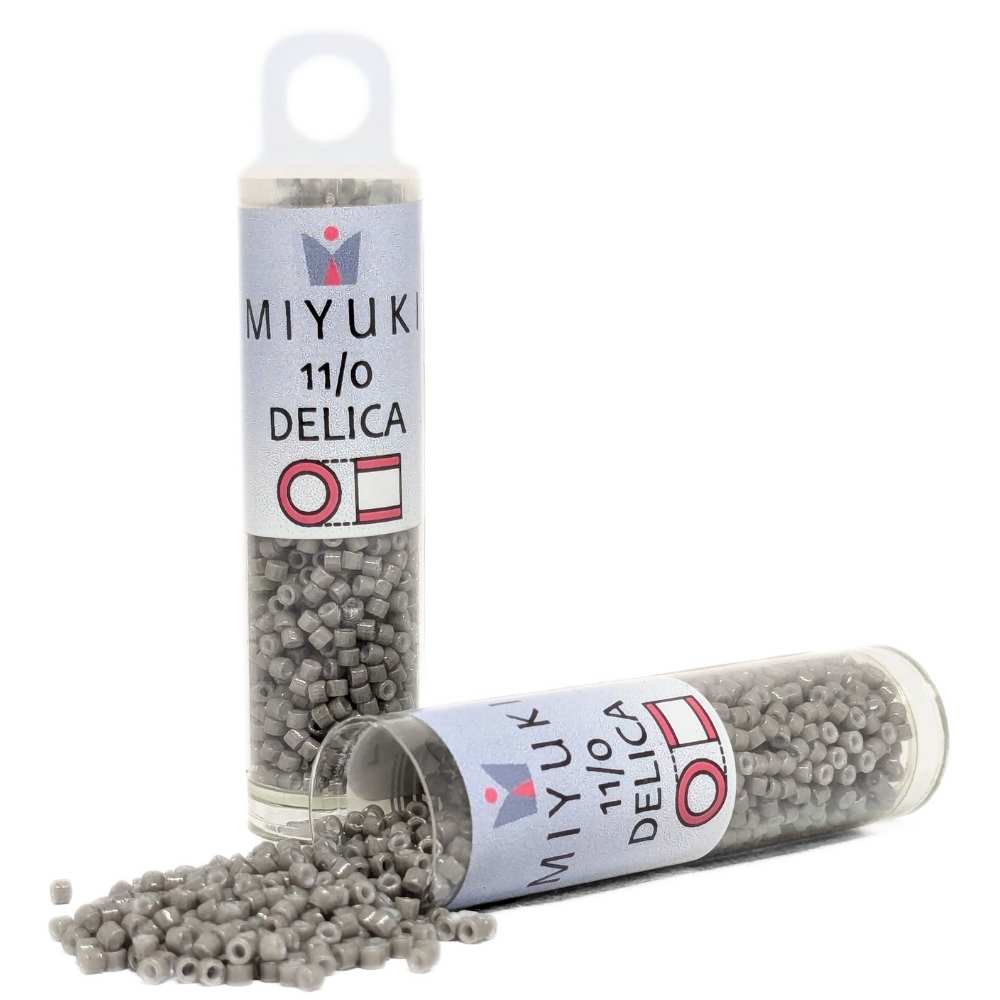 DB2367 Tubo Miyuki Delica 11/0 Duracoat Opaque Slate Grey 7,2gr. -