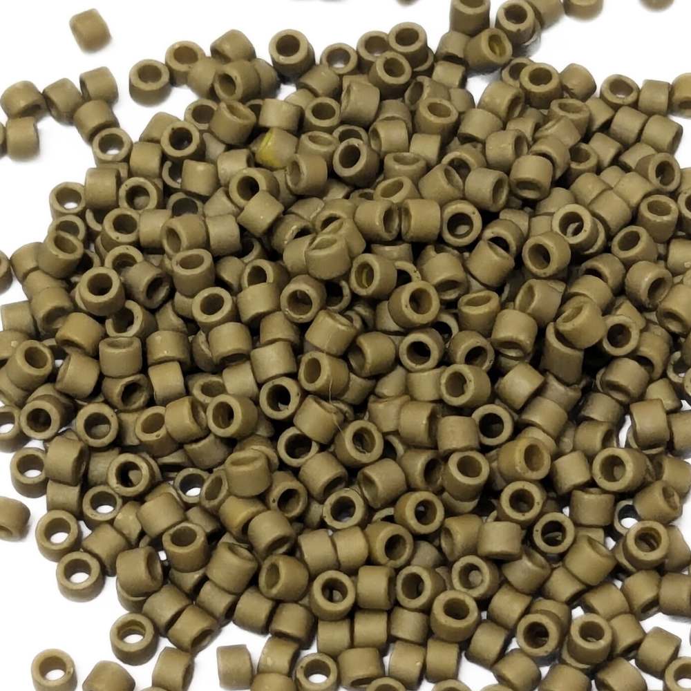 11/0 MIYUKI delica DB0371-Or olive métallisé mat-1gr.