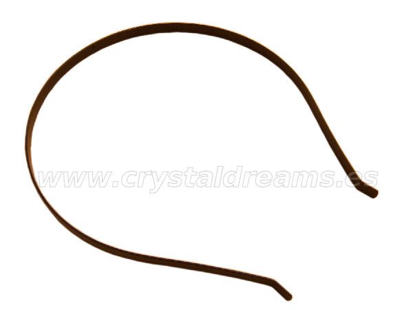 DIADEMA UNIVERSAL 3mm Black - - Crystaldreams Abalorios