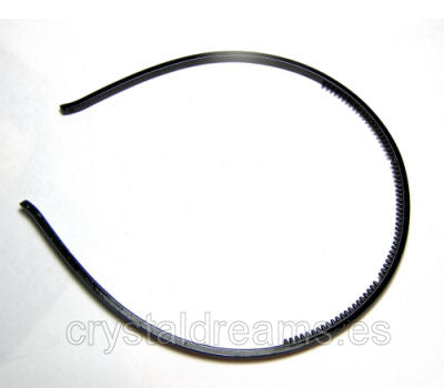 DIADEMA UNIVERSAL PLASTICO 4mm - - Crystaldreams Abalorios