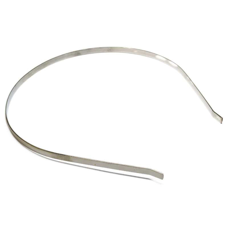 DIADEMA UNIVERSAL PLATINUM COLOR 4mm - - Crystaldreams Abalorios