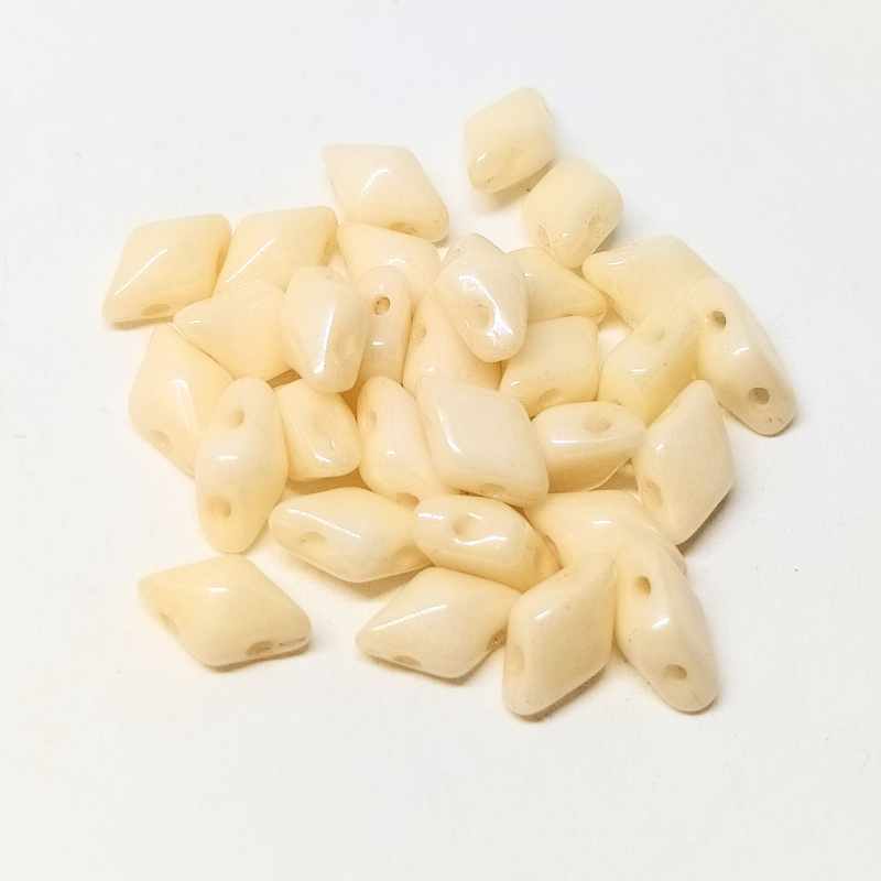 DiamonDUO Beads 8x5mm - 5gr. - Color: CHALK CHAMPAGNE - - Crystaldreams Abalorios