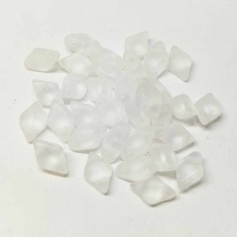 DiamonDUO Beads 8x5mm 5gr. MATE GLOWING ilumina en la oscuridad - - Crystaldreams Abalorios