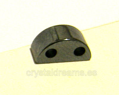 Distanciador hematite 9x4x4mm 2 agujeros de 1,2mm - - Crystaldreams Abalorios