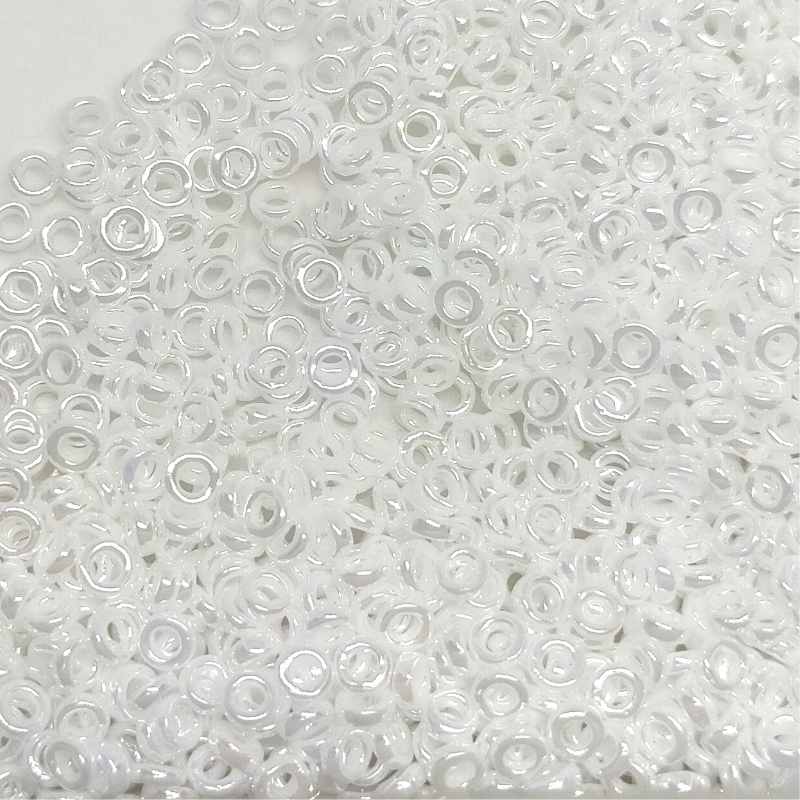 Distanciadores Miyuki 3 x 1,3 mm Ceylon White Pearl 1 gr. - - Crystaldreams Abalorios