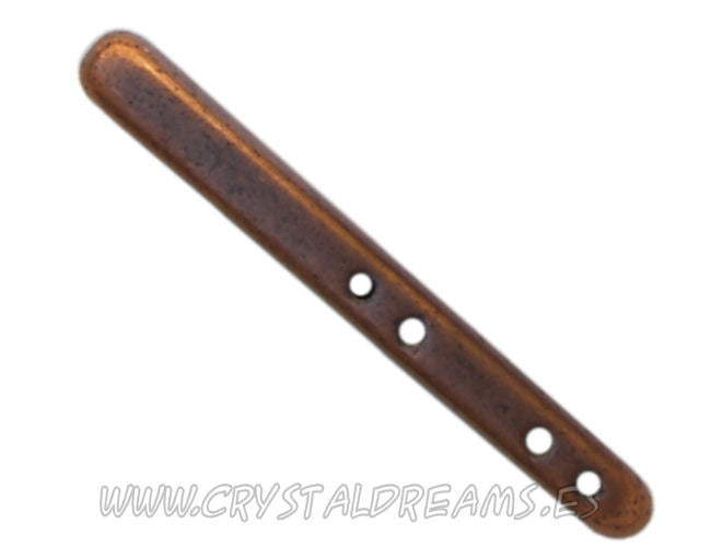 Distanciadores de cobre - 4 agujeros - Big - - Crystaldreams Abalorios