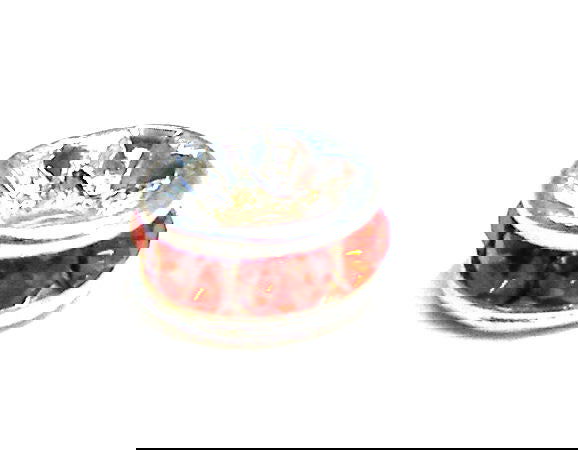 Distanciadores de metal Silver 4mm Hyacinth - - Crystaldreams Abalorios