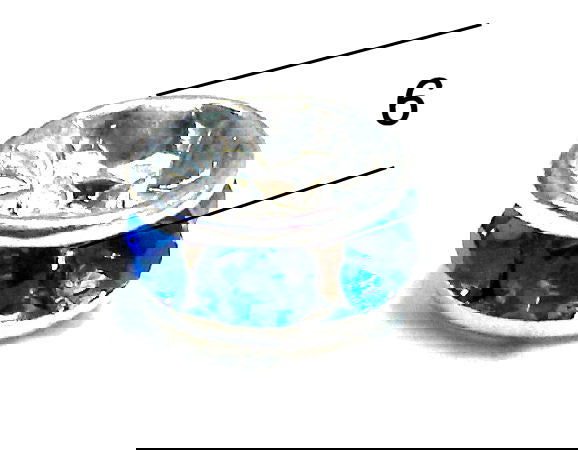 Distanciadores de metal Silver 6mm Capri - - Crystaldreams Abalorios