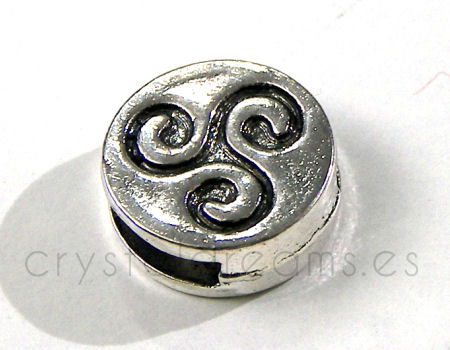 Entrepieza Imitacion Zamak 13mm - Agujero:10x2mm - - Crystaldreams Abalorios