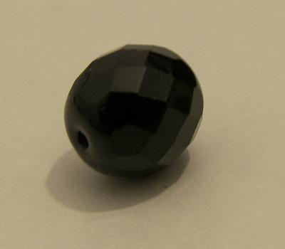 Facetadas 10mm Jet - - Crystaldreams Abalorios