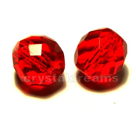 Facetadas 10mm Light Siam - - Crystaldreams Abalorios