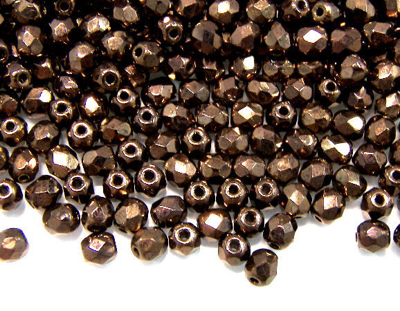 Facetadas 6mm "Cobre" - - Crystaldreams Abalorios