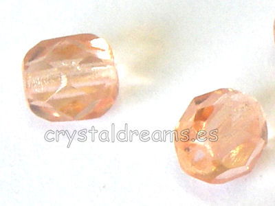 Facetadas 6mm "Light Peach" - - Crystaldreams Abalorios