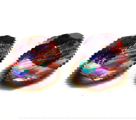 Facetadas 8mm "Light Amethyst AB" - - Crystaldreams Abalorios