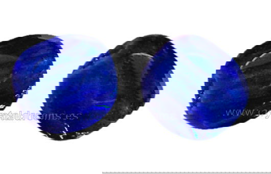 Facetadas 8mm "Sapphire" - - Crystaldreams Abalorios