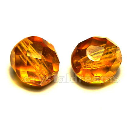 Facetadas 8mm "Topaz" - - Crystaldreams Abalorios