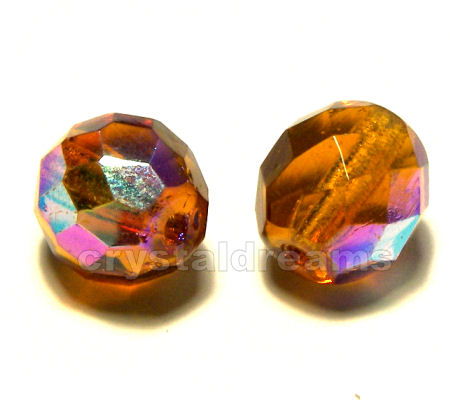 Facetadas 8mm "Topaz AB" - - Crystaldreams Abalorios