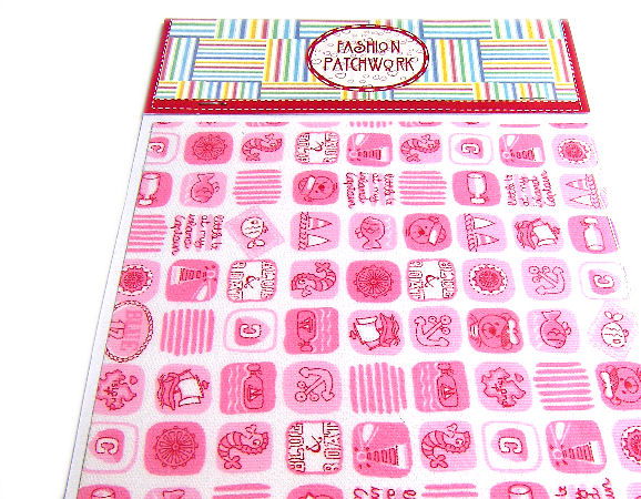 Fashion Patchwork Tela Autoadhesiva 20x25cm - Boat - - Crystaldreams Abalorios