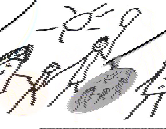 Grabado dibujo/foto colgante collar cuero acero inoxidable 30mm - - Crystaldreams Abalorios