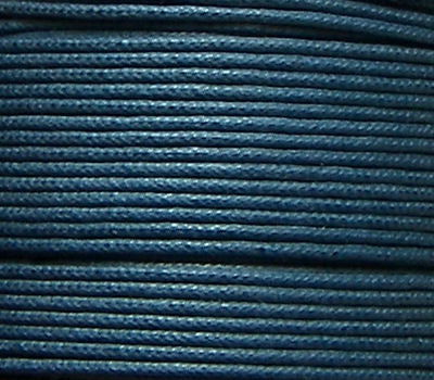 Hilo Algodon encerado 1mm x 1 metros Color Indian Sapphire - - Crystaldreams Abalorios