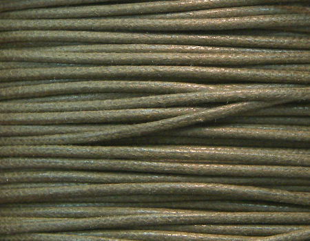 Hilo Algodon encerado 1mm x 1 metros Dark Trees - - Crystaldreams Abalorios