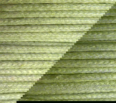 Hilo Algodon encerado 1mm x 1 metros Lt. Green - - Crystaldreams Abalorios