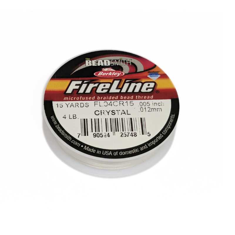 Hilo Fireline 4lb ( 0,10mm ) Crystal - 14 metros - - Crystaldreams Abalorios