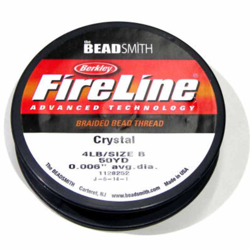 Hilo Fireline 4lb ( 0,10mm ) Crystal - 46 metros - - Crystaldreams Abalorios