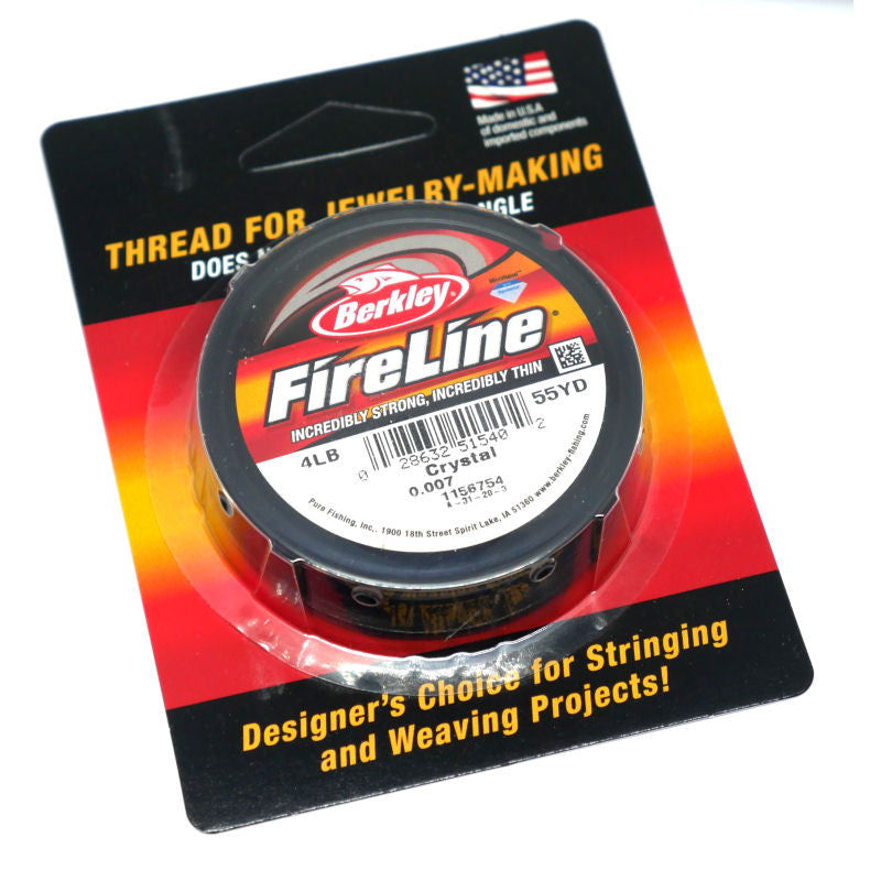 Hilo Fireline 4lb ( 0,10mm ) Crystal - 50 metros - - Crystaldreams Abalorios