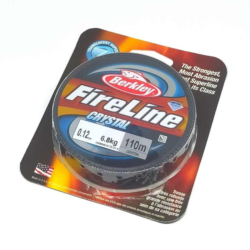 Hilo Fireline 6lb ( 0,12mm ) Crystal - 110 metros - - Crystaldreams Abalorios