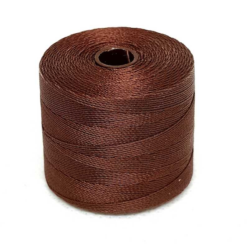 Hilo Micro S-Lon (Superlon) Bobina 262 metros Color: Brown - - Crystaldreams Abalorios